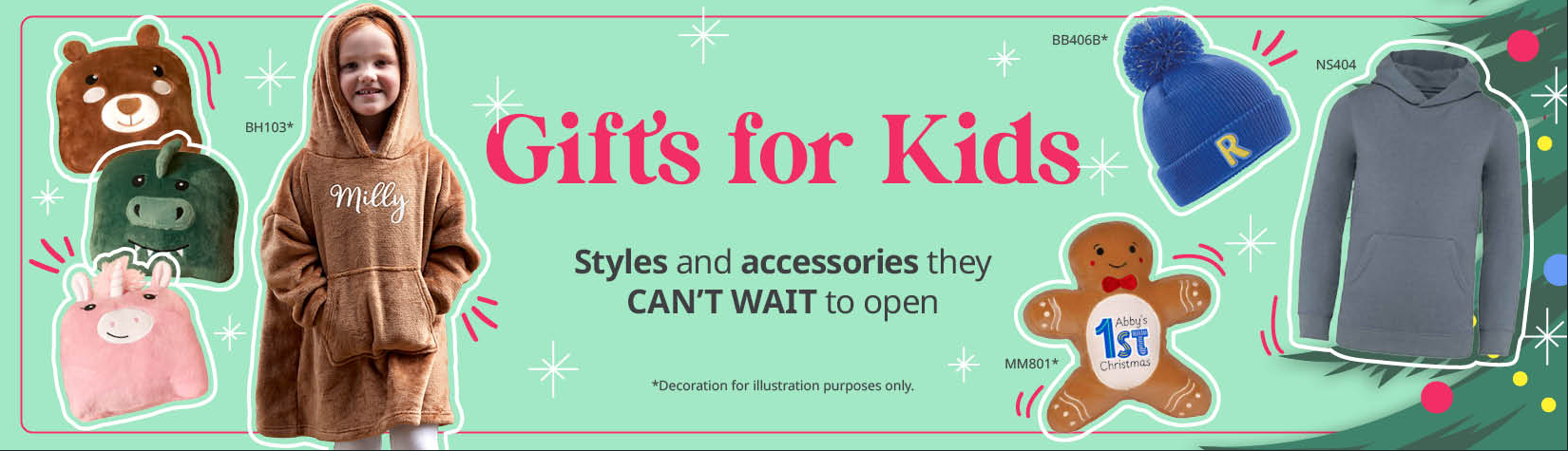 Unwrap gifts perfect for kids